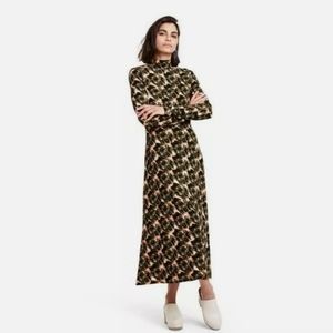 Rachel Comey x Target Animal Print Long Sleeve Knit Dress Olive Green Size 3X